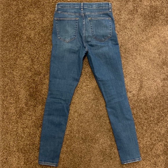 Topshop high-waisted ripped Moto skinny jeans - Picture 3 of 6